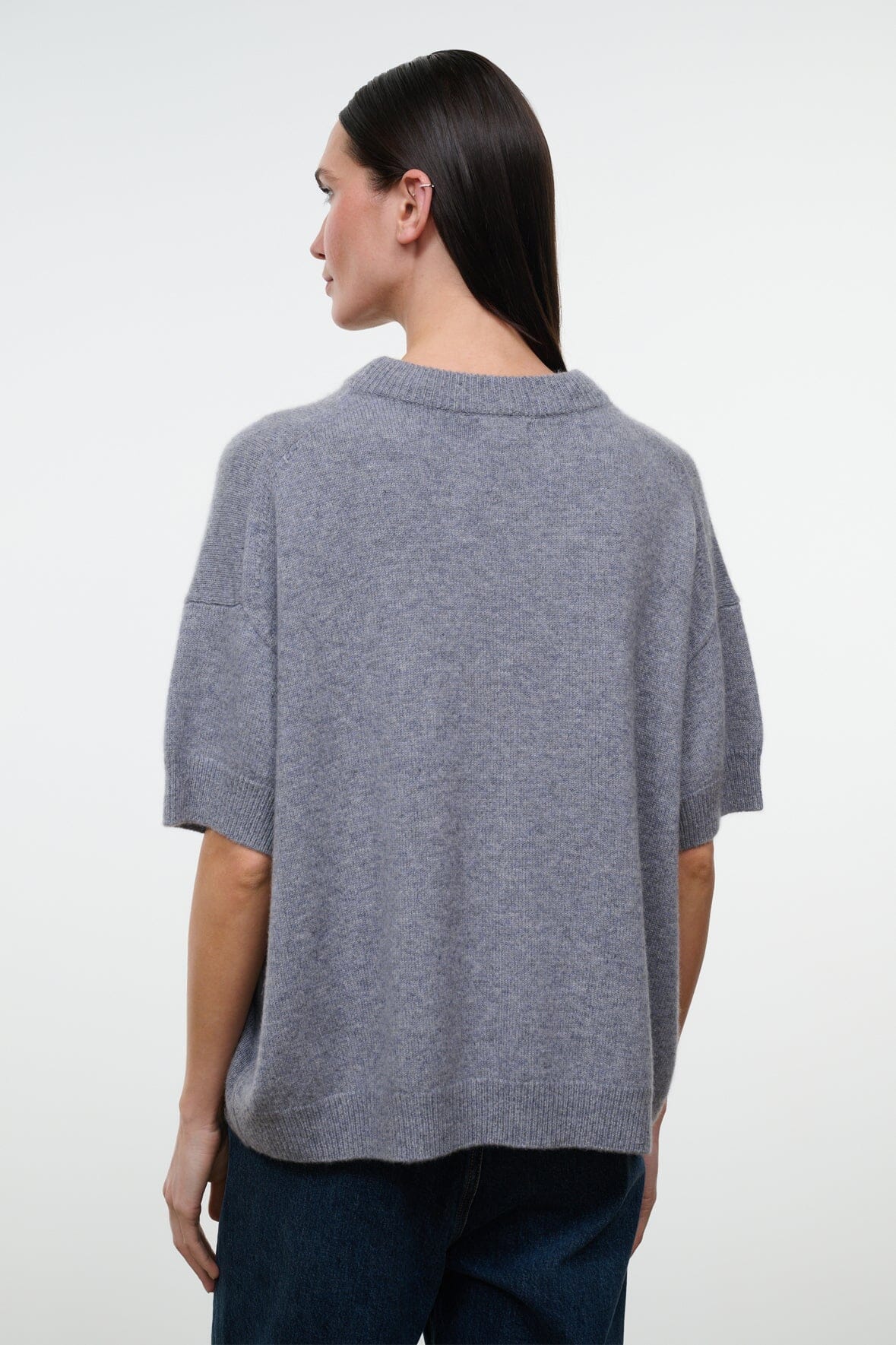 STAUD | Sorrento Cashmere Sweater Ash