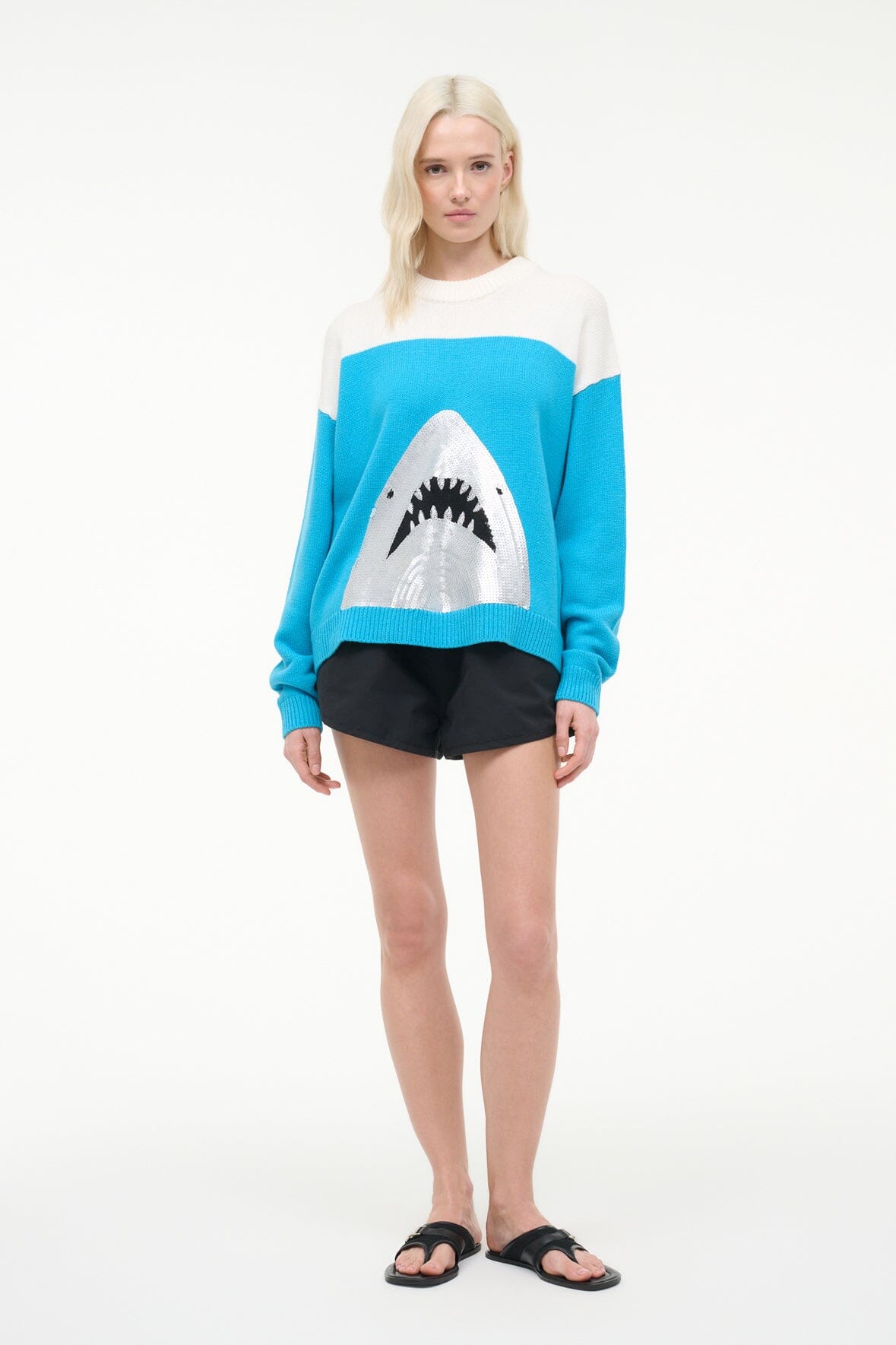 STAUD | Reya Sweater Great White