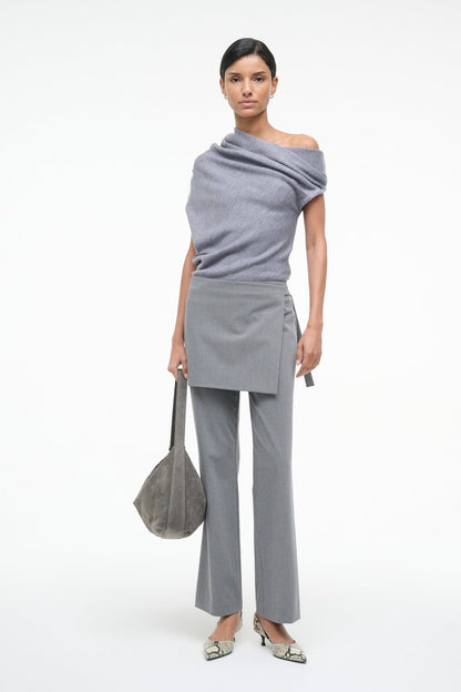 STAUD | Mabel Sweater Heather Grey