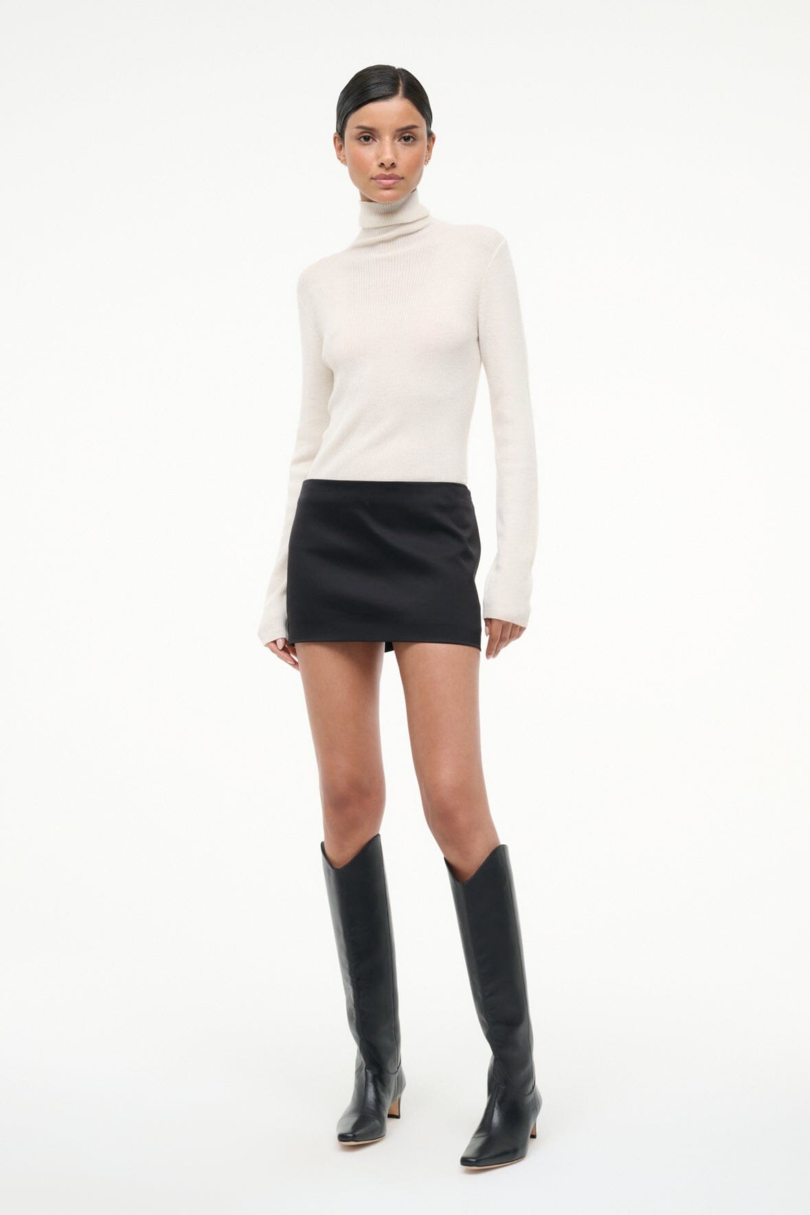 STAUD | Toni Superfinecashmere Sweater Ivory