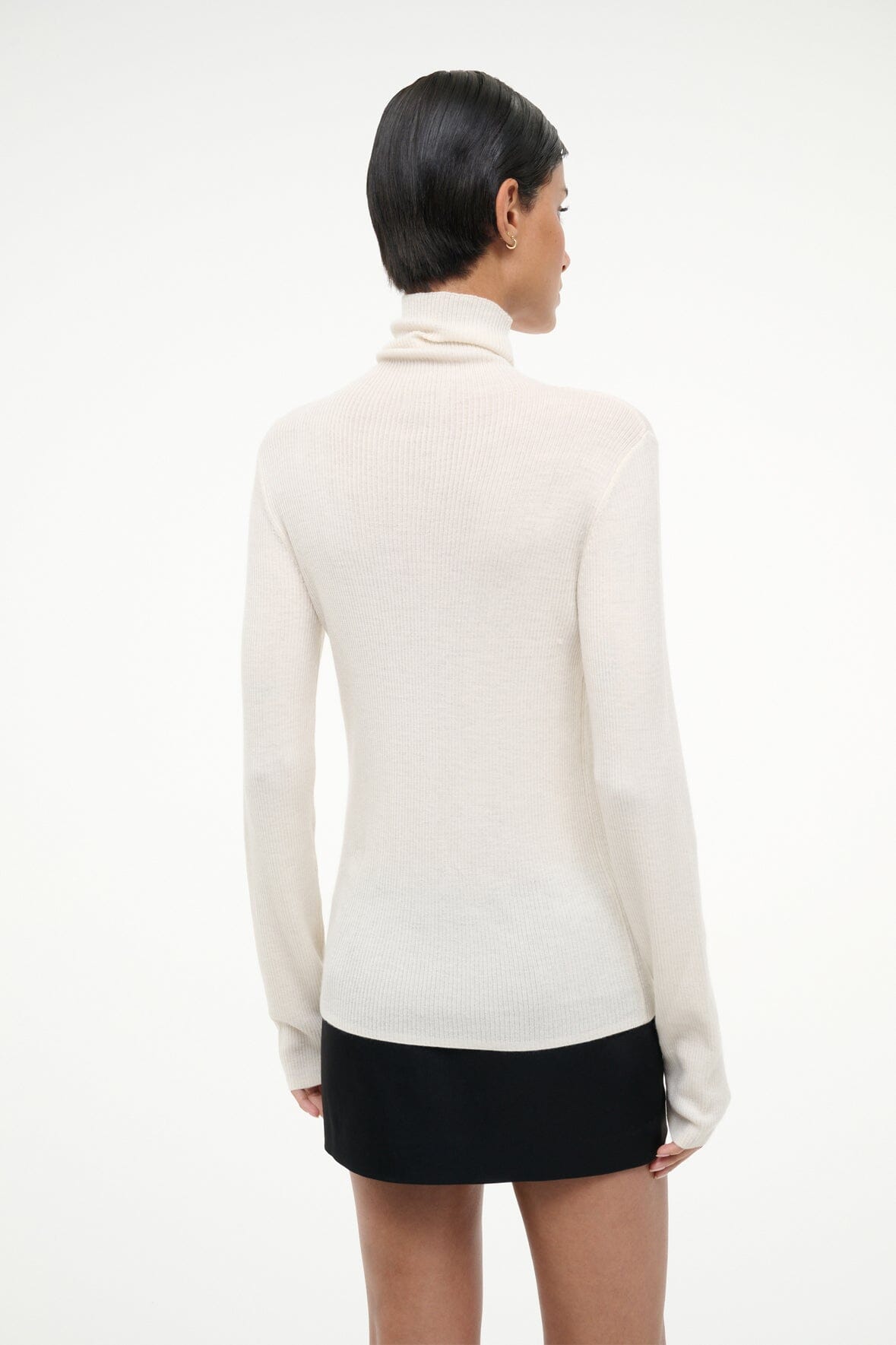 STAUD | Toni Superfinecashmere Sweater Ivory