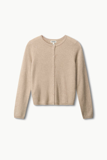 STAUD | Midnight Cashmere Cardigan Stone