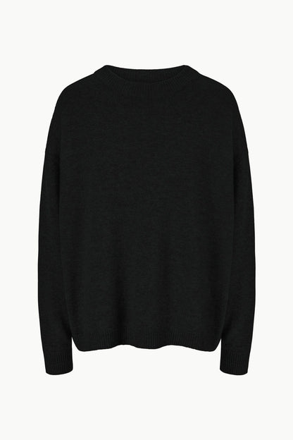 STAUD | Serrano Cashmere Relaxed Crew Black