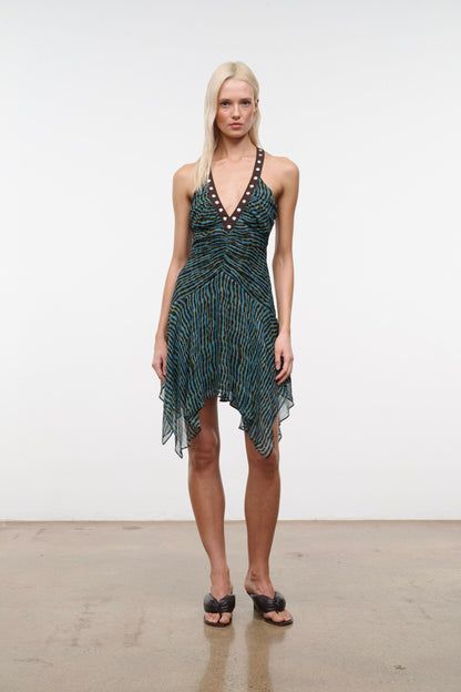 STAUD | Olympia Dress Tidal Shell