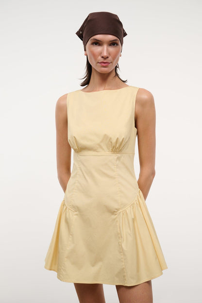 STAUD | Gwen Mini Dress Butter