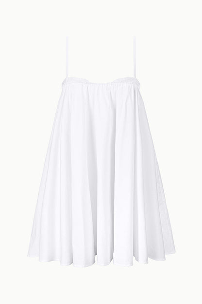 STAUD | Cecily Mini Dress White Babydoll Dress