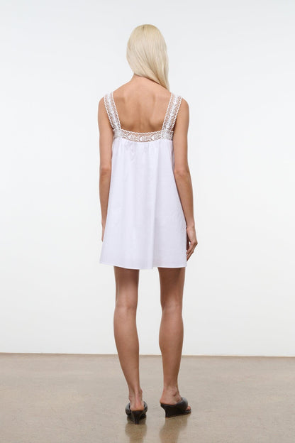 STAUD | Mariella Dress White