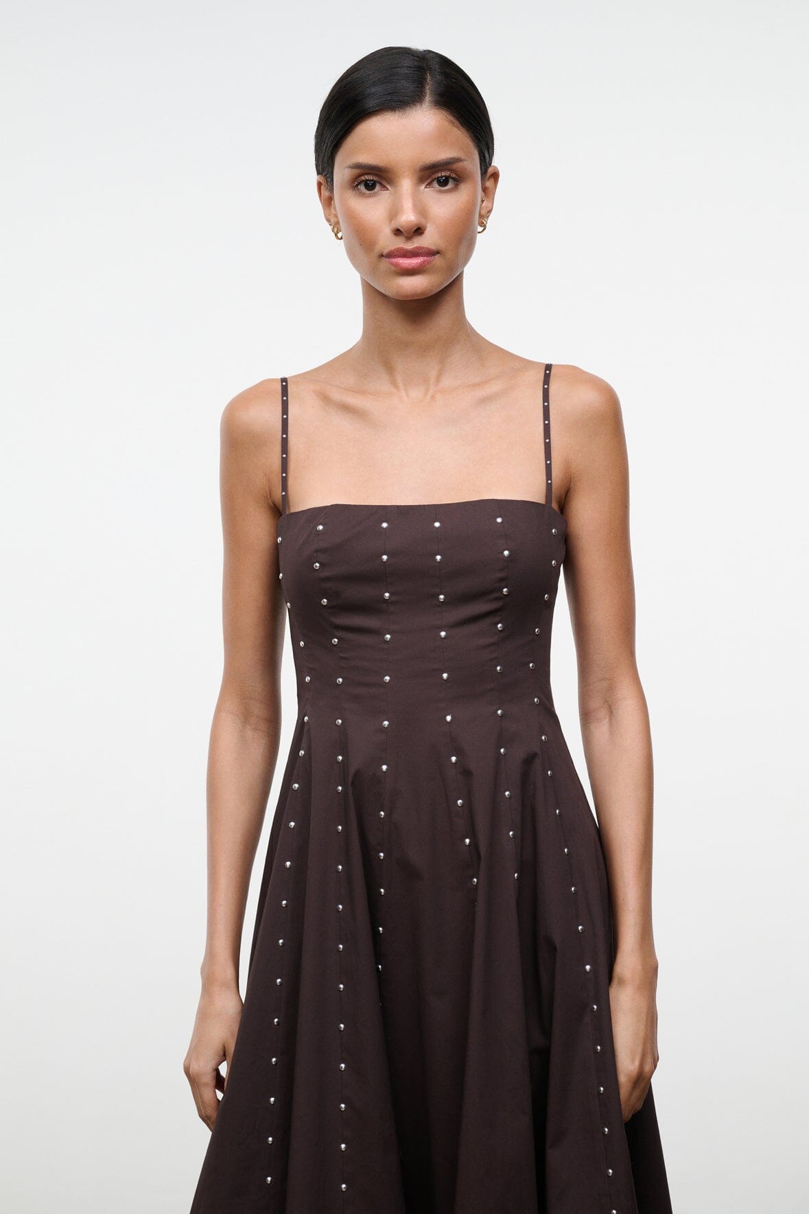 STAUD | Wylie Dress Earth Studs