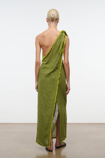 STAUD | Kalia Dress Pesto