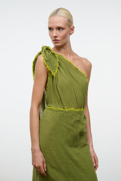 STAUD | Kalia Dress Pesto