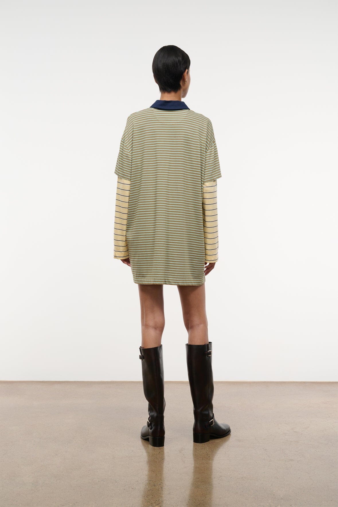 STAUD | Ivar Dress Porto Stripe Multi