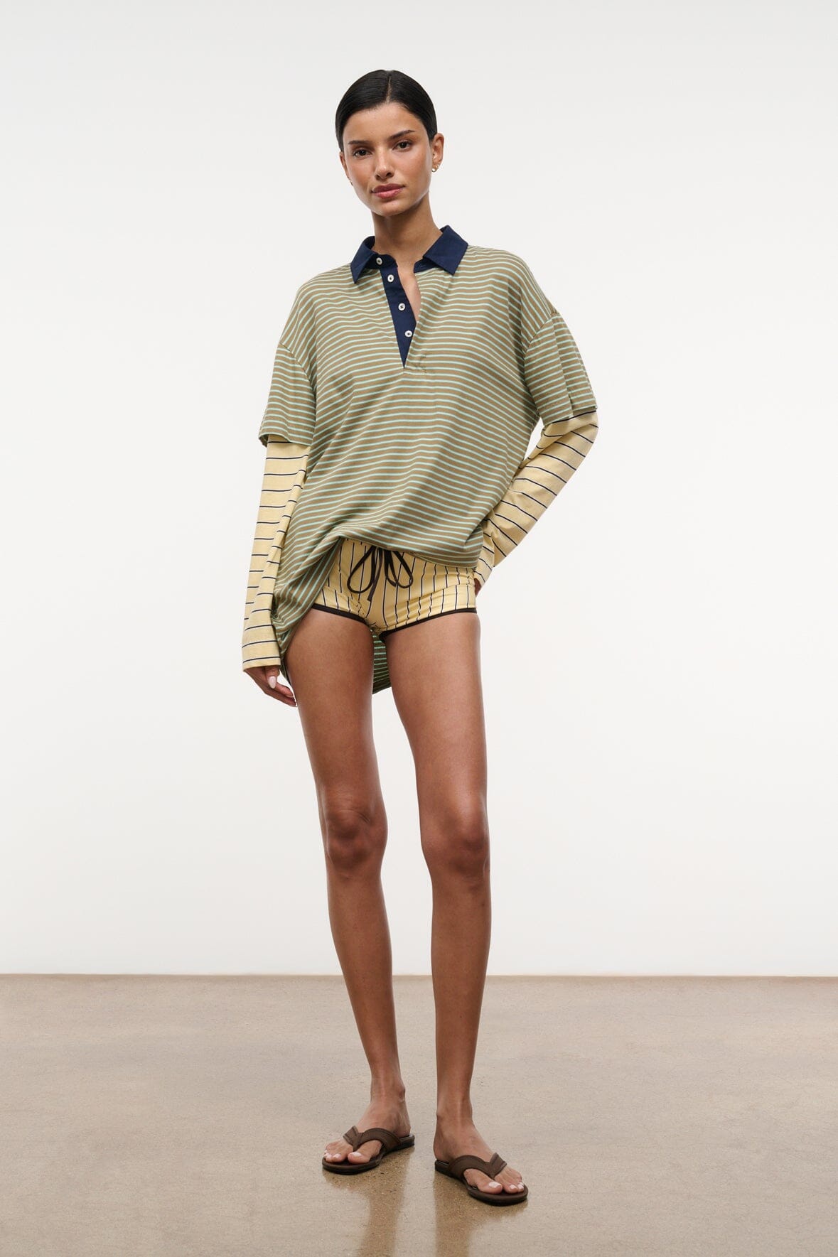 STAUD | Ivar Dress Porto Stripe Multi