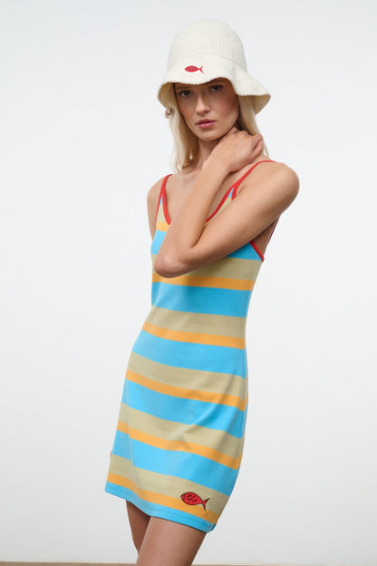 STAUD | Vespa Dress Sole Stripe