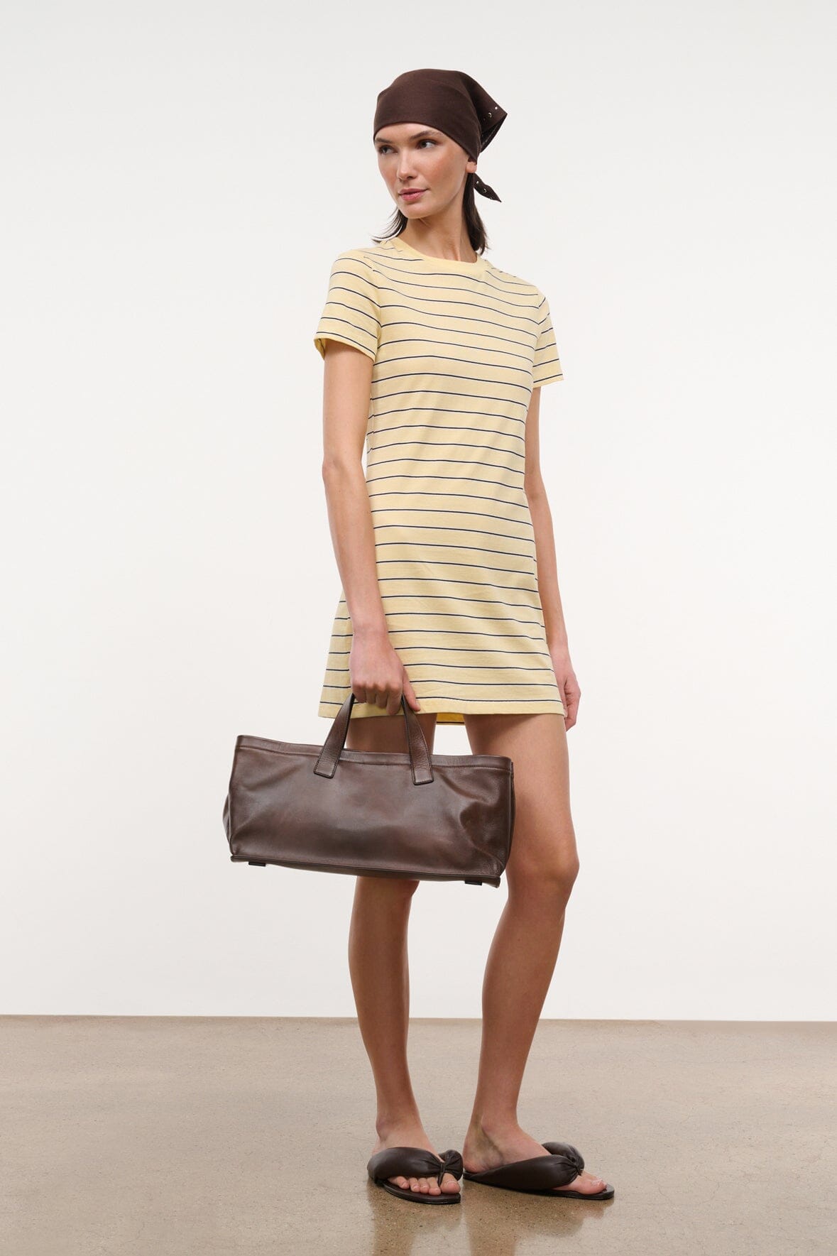 STAUD | Wade Dress Monday Stripe