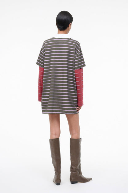 STAUD | Ivar Dress Spectrum Stripe Linus Stripe
