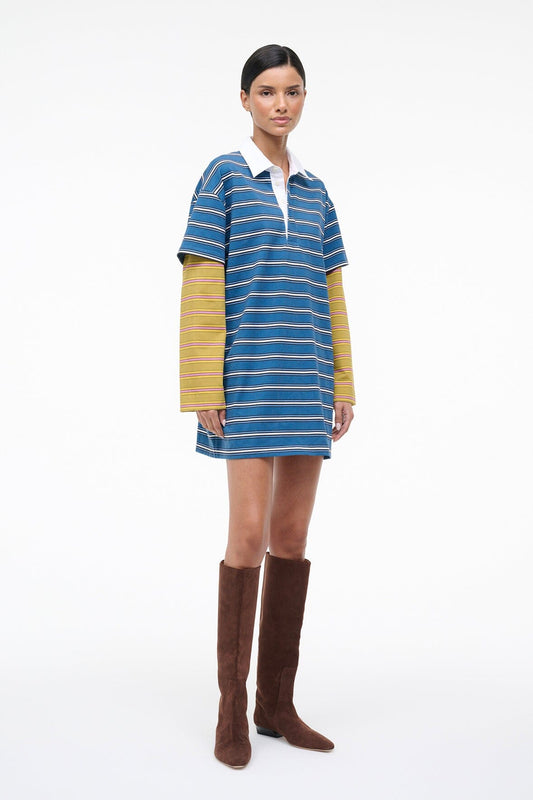 STAUD | Ivar Dress Spectrum Stripe/Linus Stripe