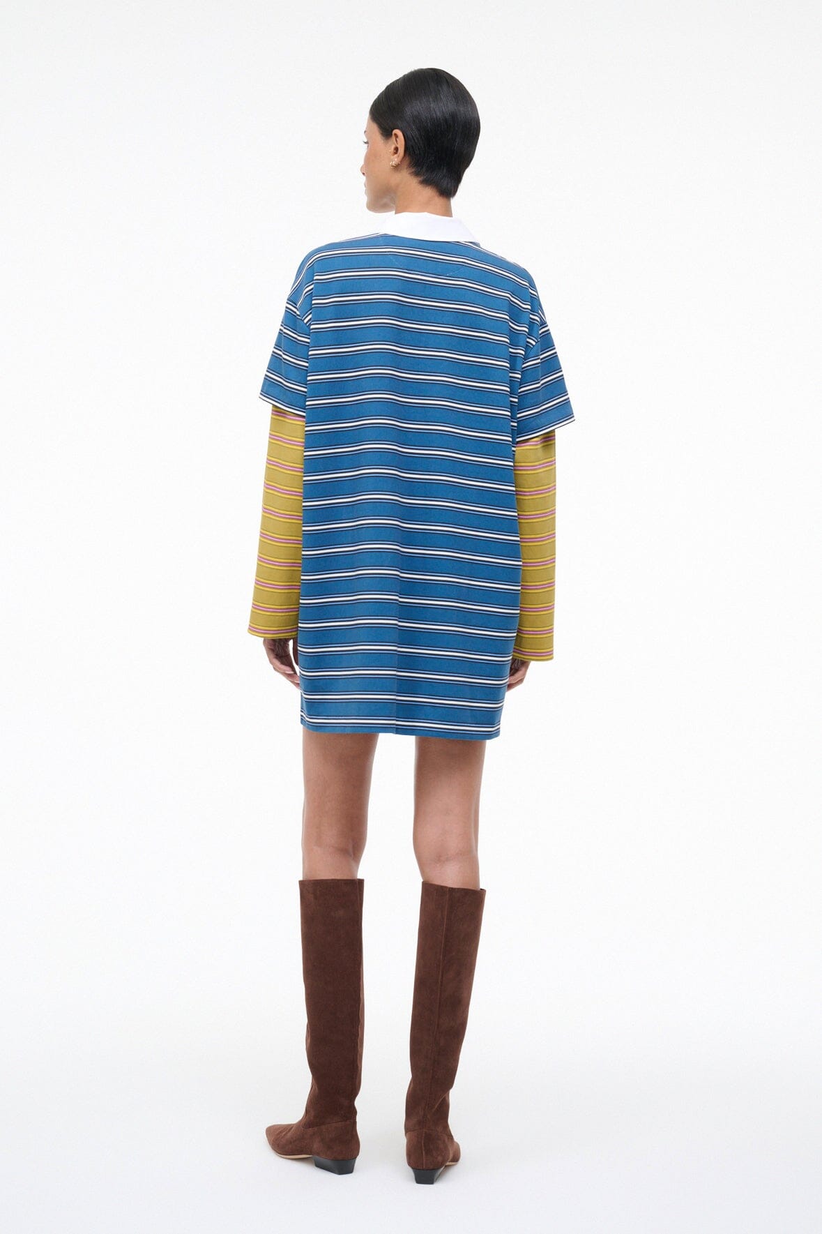 STAUD | Ivar Dress Spectrum Stripe/Linus Stripe
