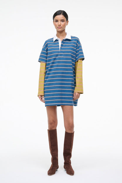 STAUD | Ivar Dress Spectrum Stripe/Linus Stripe