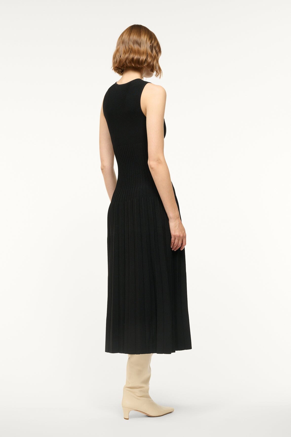 STAUD | Elyse Dress Black