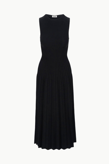STAUD | Elyse Dress Black