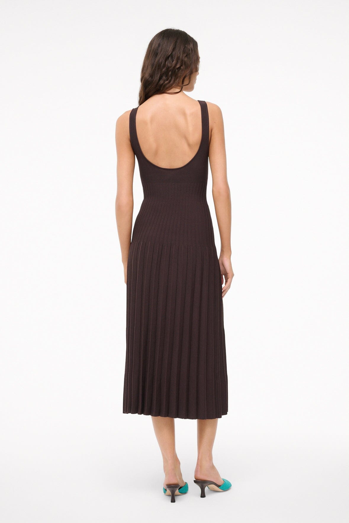 STAUD | Ellison Dress Earth