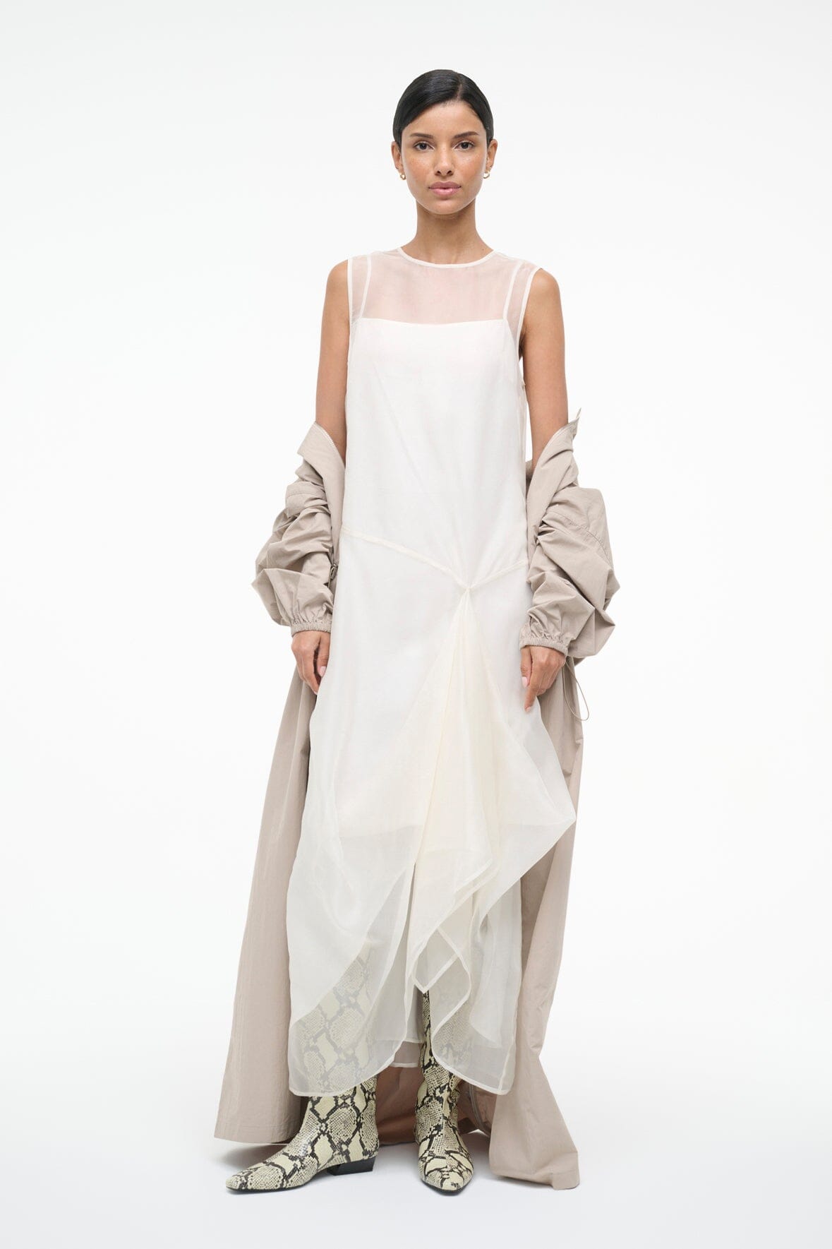STAUD | Viola Dress Ivory