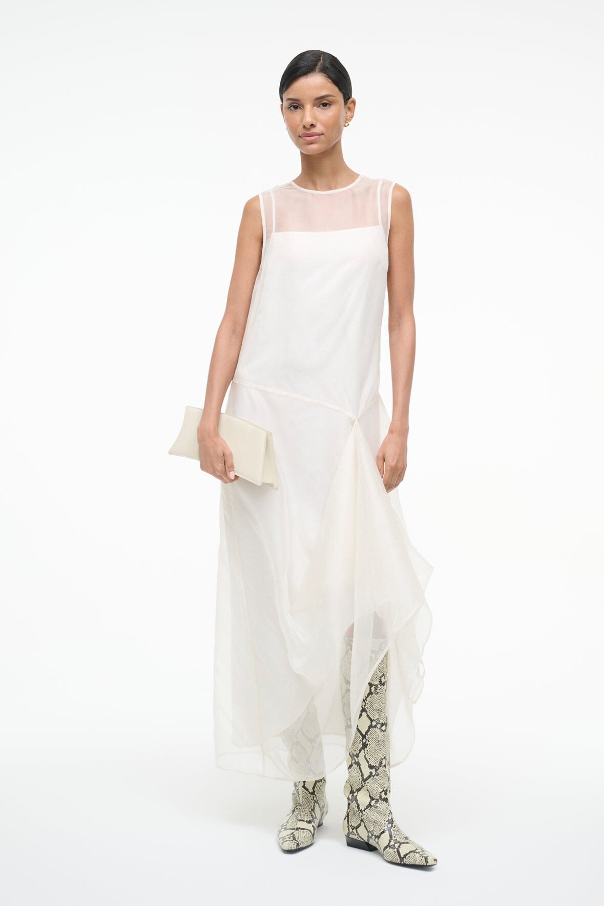 STAUD | Viola Dress Ivory
