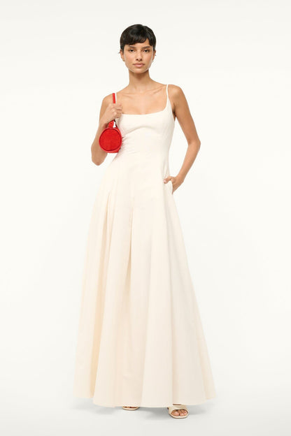 STAUD | Joy Maxi Dress Ivory 1