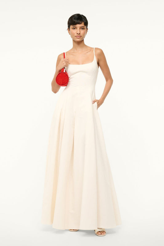 STAUD | Joy Maxi Dress Ivory 1