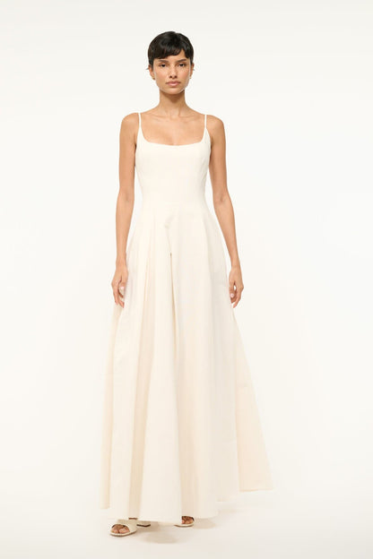STAUD | Joy Maxi Dress Ivory 1