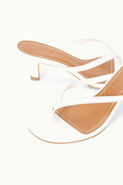 STAUD | Freja Thong Kitten Heel Paper 1