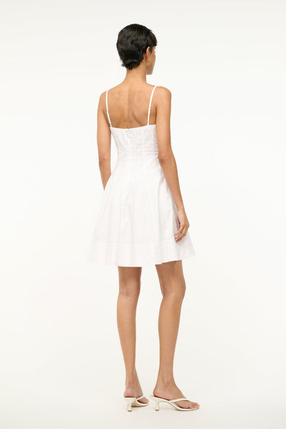 STAUD | Wylie Mini Dress White