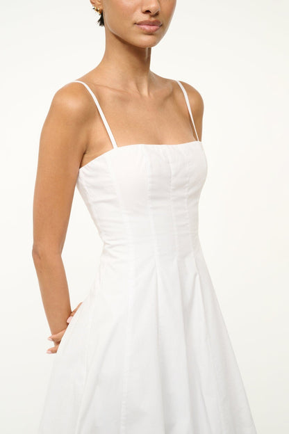 STAUD | Wylie Mini Dress White