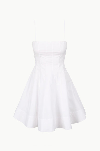 STAUD | Wylie Mini Dress White