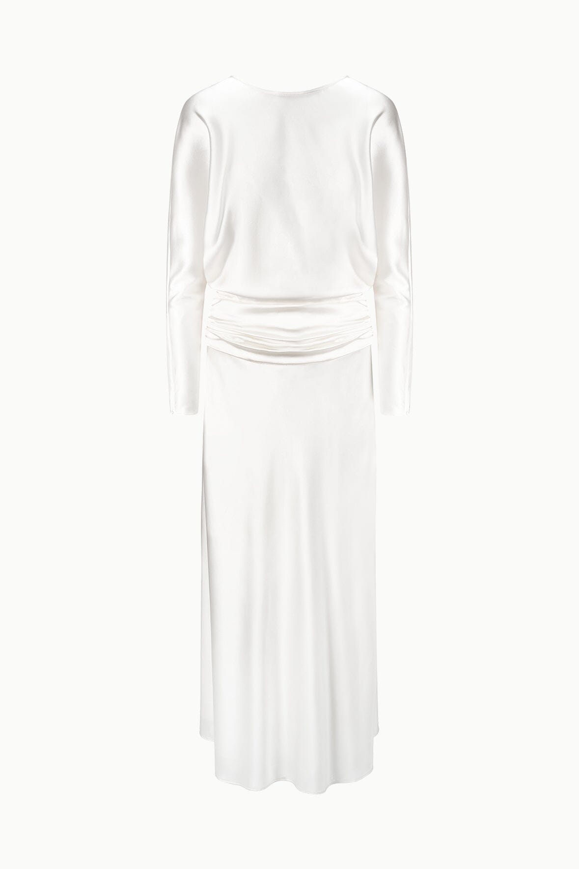 STAUD | Freda Silk Dress Ivory