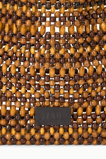 STAUD | Drift Shoulder Bag Multi Wood Beads