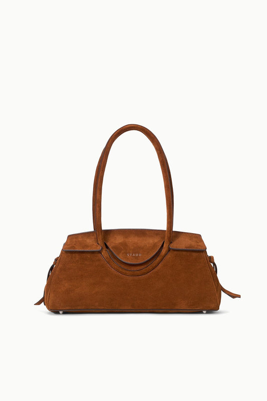 STAUD | Maude Shoulder Bag Tabac Suede