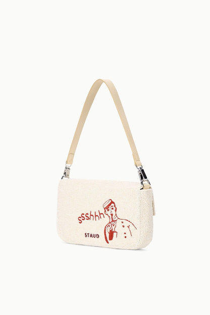 STAUD | Timmy Convertible Shoulder Bag Do Not Disturb