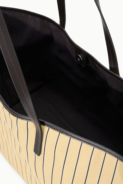 STAUD | Christos Large Tote Monday Stripe