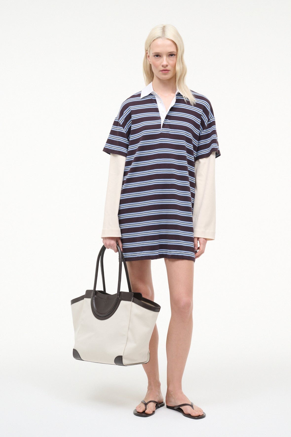 STAUD | Maude Tote Bag Natural Espresso