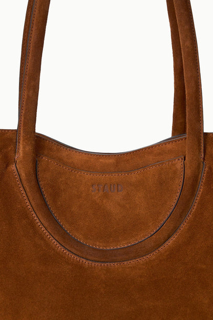 STAUD | Maude Tote Bag Tabac Suede