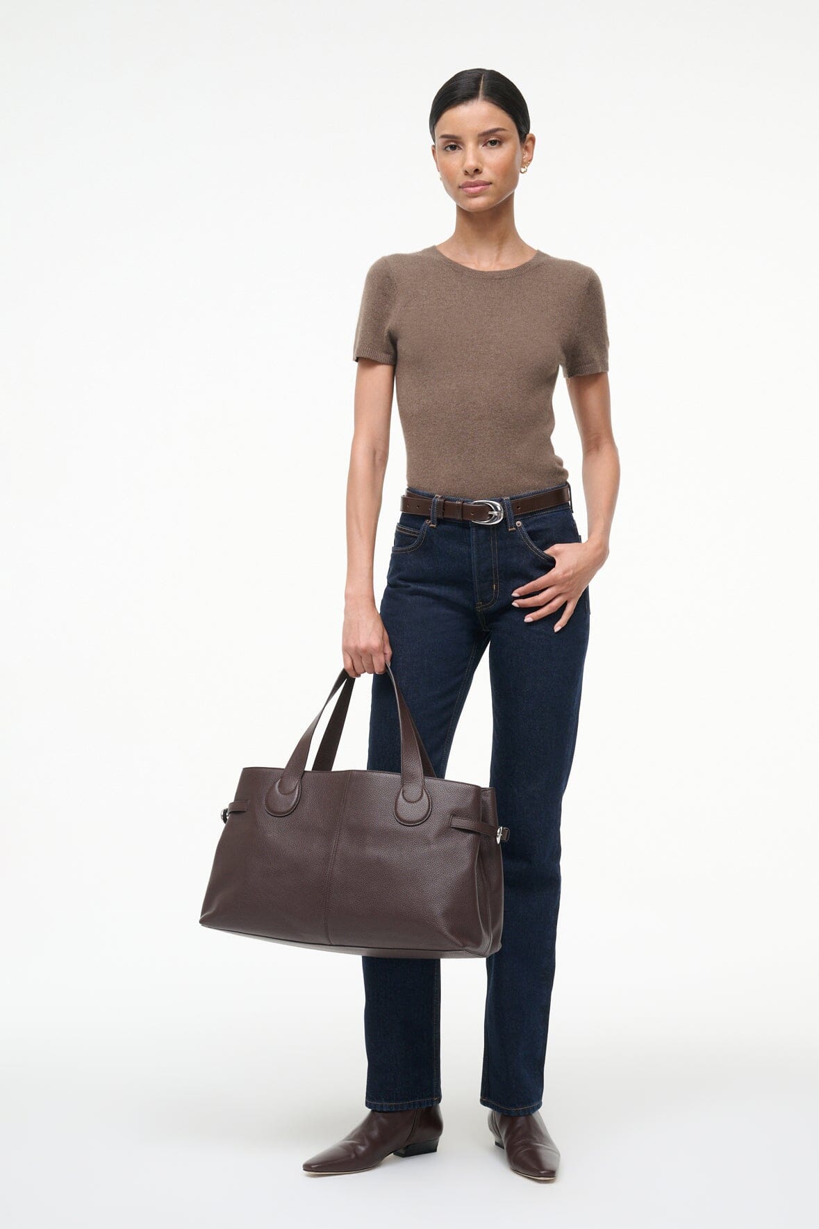 STAUD | Piper Tote Espresso