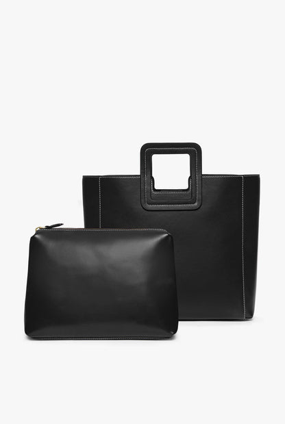 STAUD | Shirley Leather Bag - Black