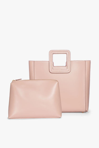 STAUD | Shirley Leather Bag - Blush