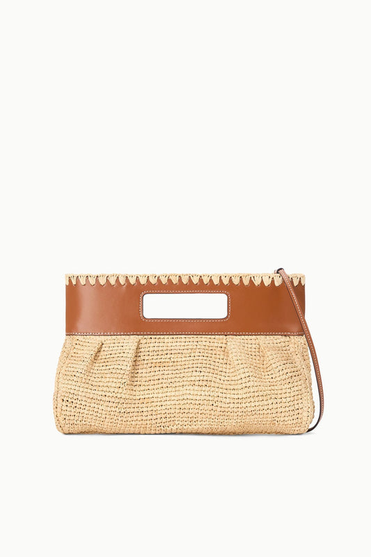 STAUD | Lena Clutch Natural/Tan