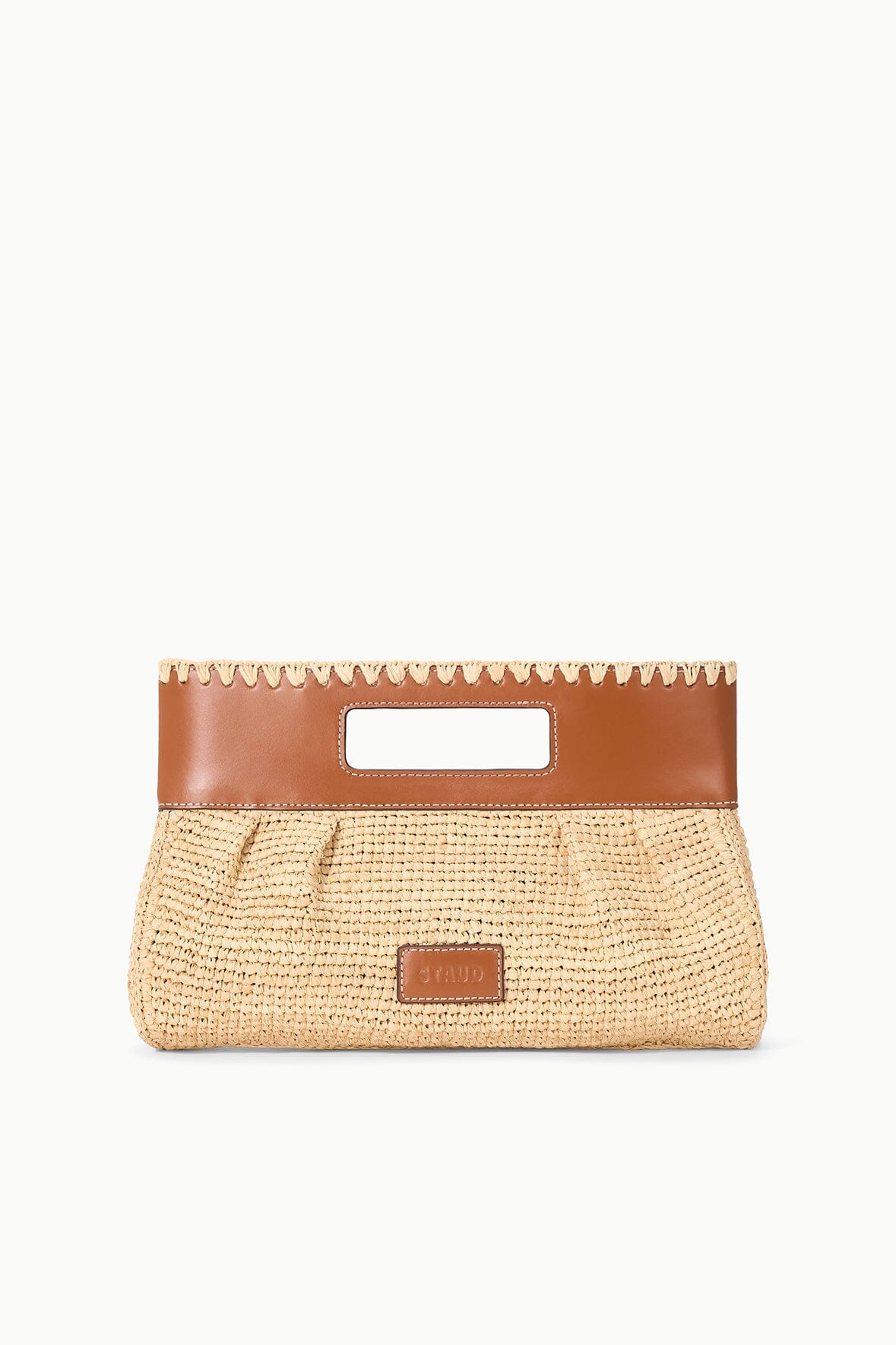 STAUD | Lena Clutch Natural/Tan