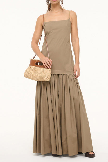 STAUD | Lena Clutch Natural/Tan