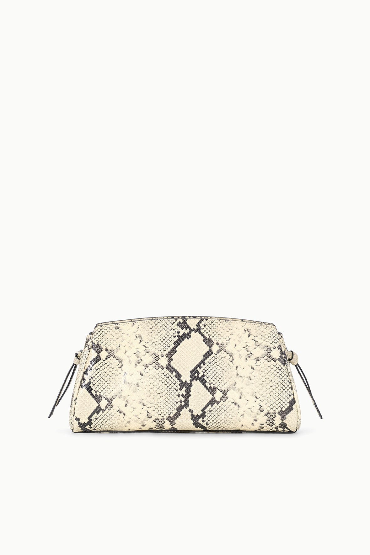STAUD | Maude Convertible Clutch White Snake