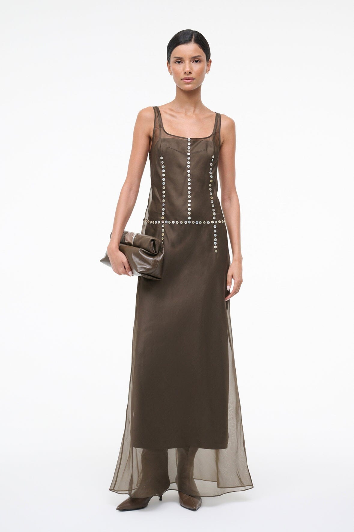 STAUD | Cuff Clutch Truffle