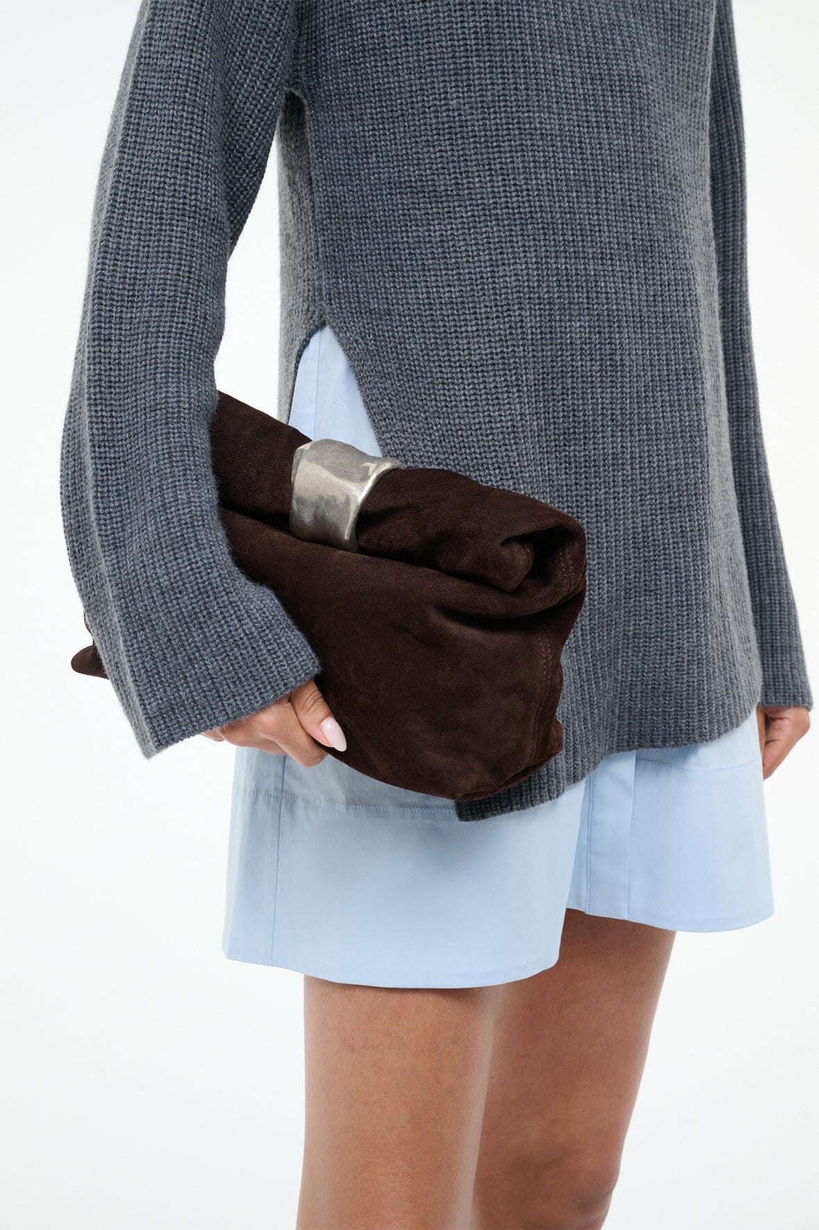 STAUD | Cuff Clutch Espresso